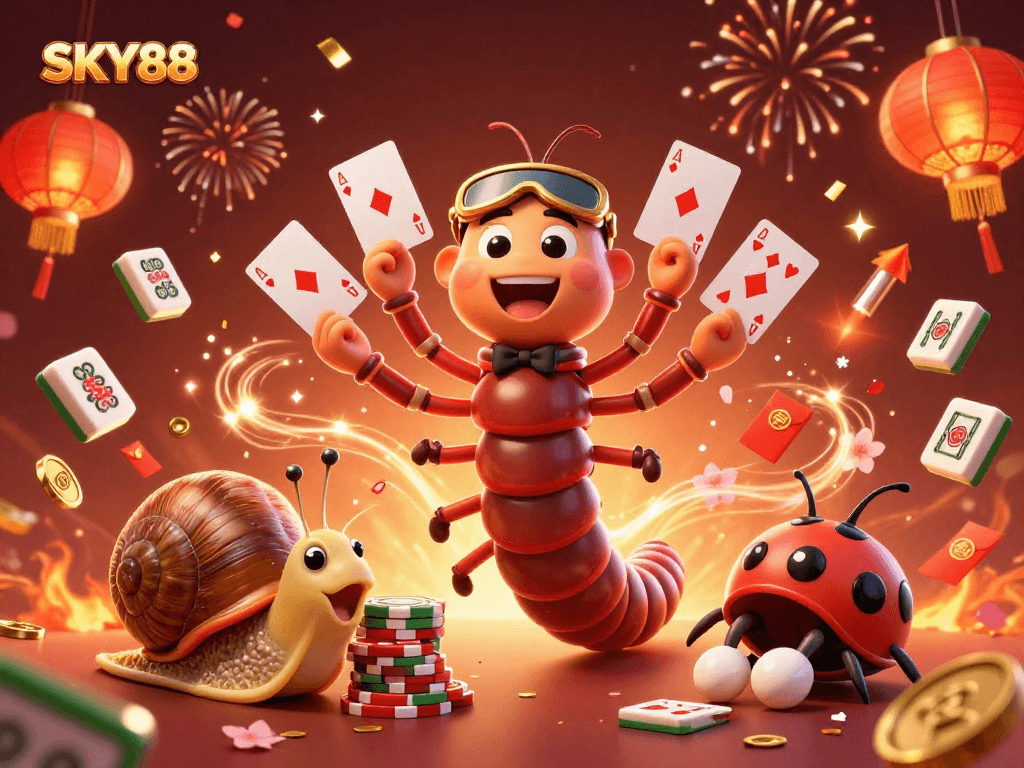 Experience thrilling moments with SKY88 as a millipede dealer dazzles with cards.
