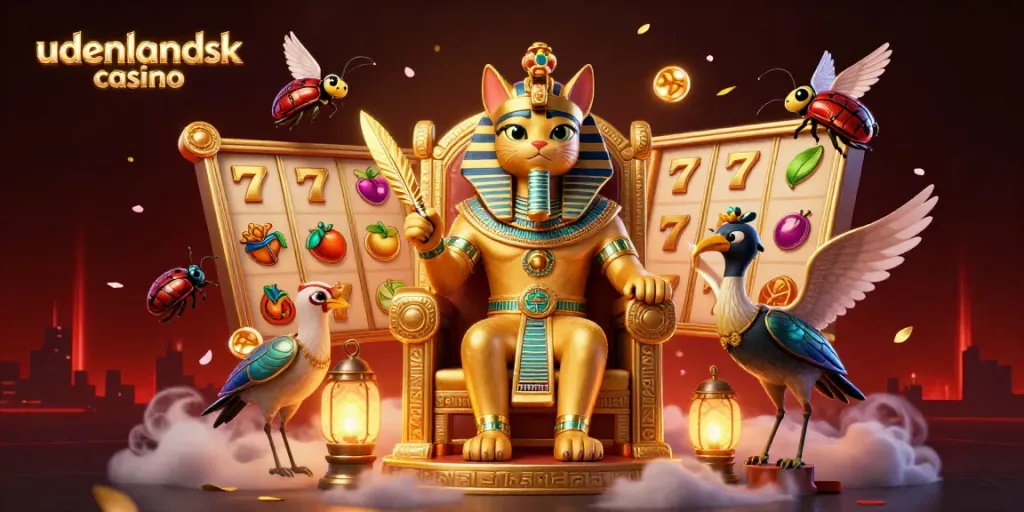 Experience the excitement of udenlandsk casino with vibrant visuals and dynamic slot elements.