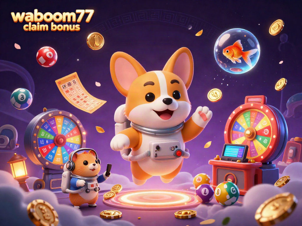 Engage with waboom77 claim bonus while enjoying a vibrant 3D casino experience