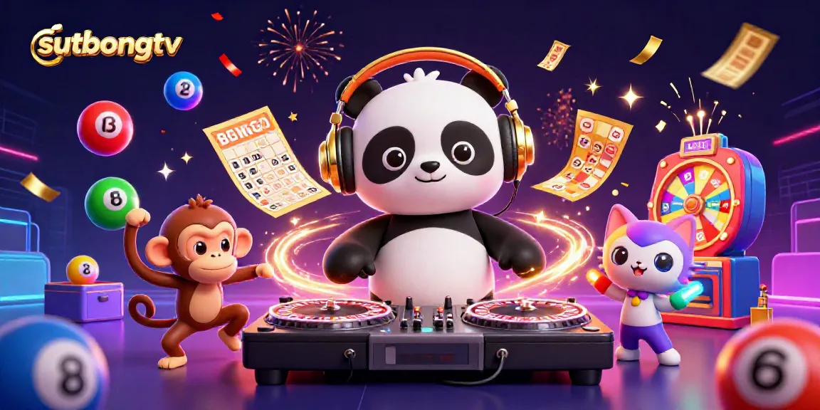 Engage with sutbongtv featuring colorful characters in a lively casino environment with dynamic jackpot elements.