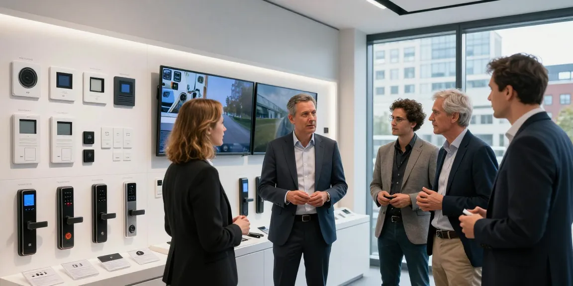 Sicherheitstechnik Hamburg: Beratung zum Schutz von Eigentum im modernen Showroom.