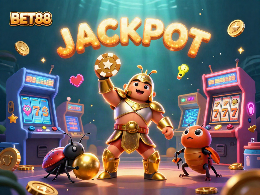 BET88 mang đến trải nghiệm chơi slot hấp dẫn với dàn nhân vật độc đáo và các biểu tượng chiến thắng.