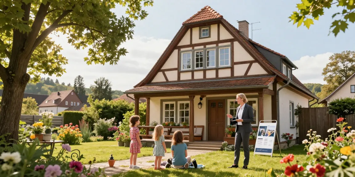 Immobilienmakler Reutlingen präsentiert charmantes Fachwerkhaus für Familien mit blühendem Garten und einladender Atmosphäre