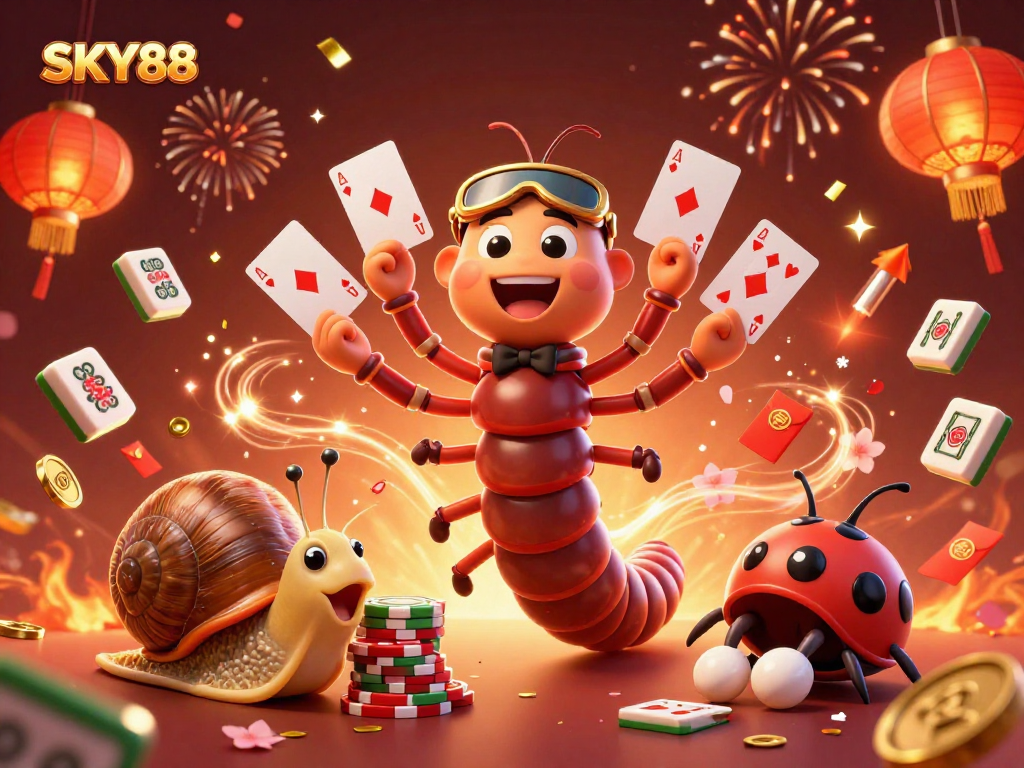 Experience thrilling moments with SKY88 as a millipede dealer dazzles with cards.