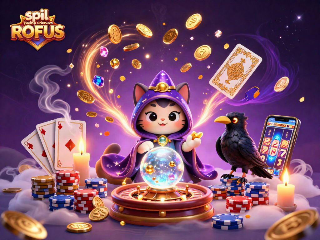 Engage with the thrilling world of spil casino uden om ROFUS featuring mystical characters and vibrant game elements.