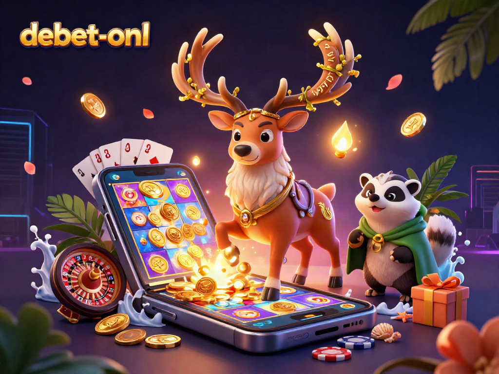 Experience thrilling gameplay with DEBET: Explore vibrant slots and engage with captivating casino elements.