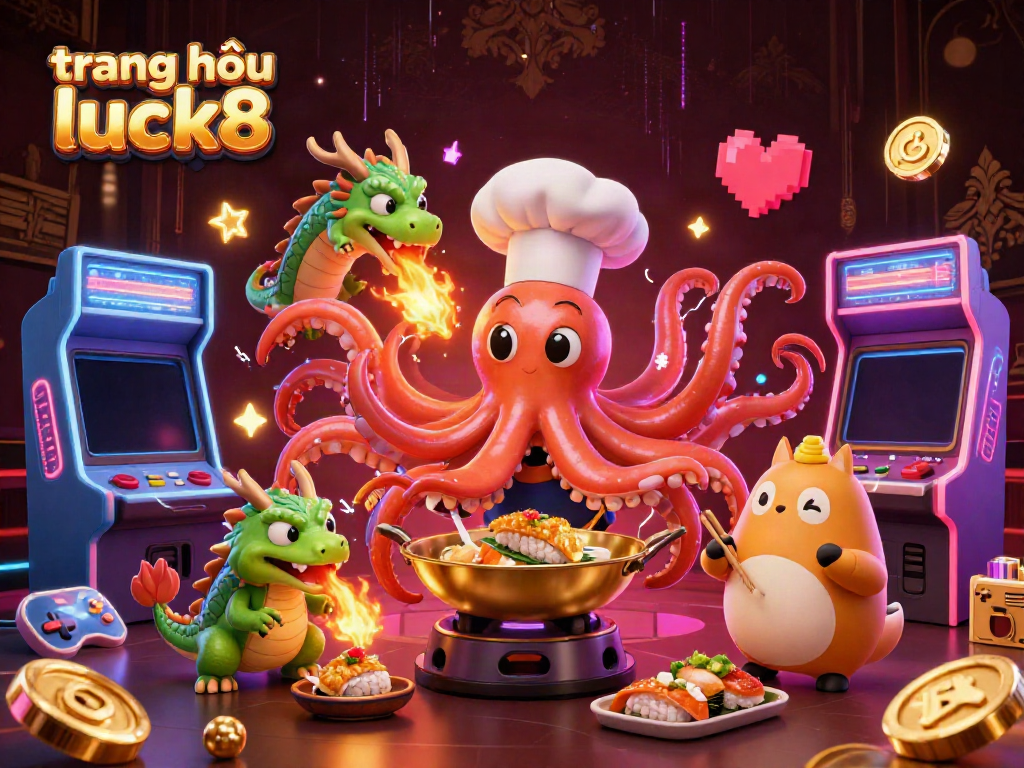 Engage with exciting gameplay on trang chủ luck8 featuring unique characters and golden casino elements.