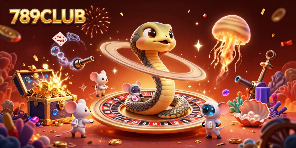 Experience the excitement of betting at 789CLUB with cosmic illustrations of casino action.