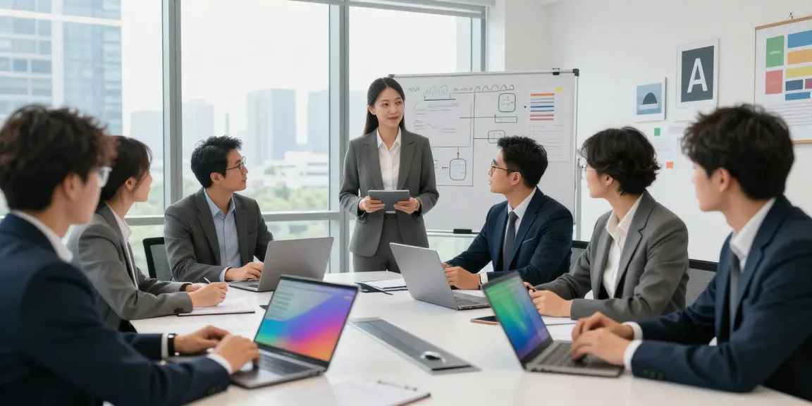 Profissionais discutindo estratégias no ambiente de trabalho com bpinetempresas.