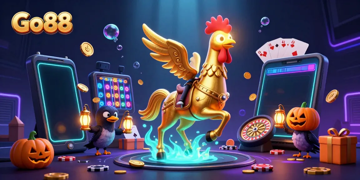 Experience thrilling gameplay with Go 88 at our vibrant midnight casino filled with gold and excitement.