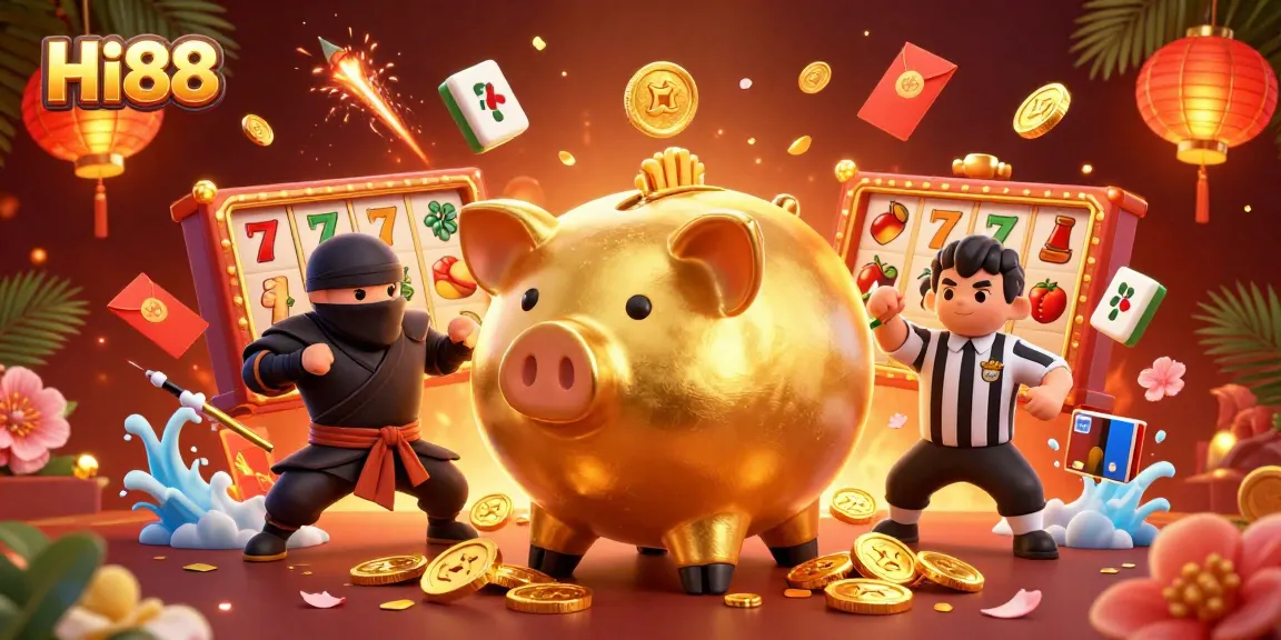 Experience thrilling gameplay at Hi88 with dynamic characters and vivid casino elements.