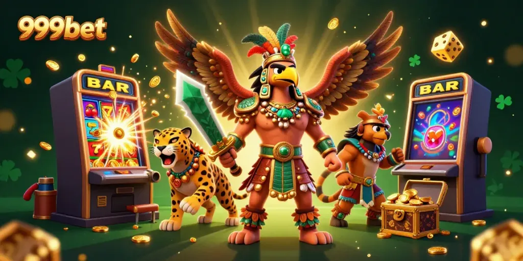 Experience exciting wins at 999bet with vibrant slot machines and dynamic gaming elements.