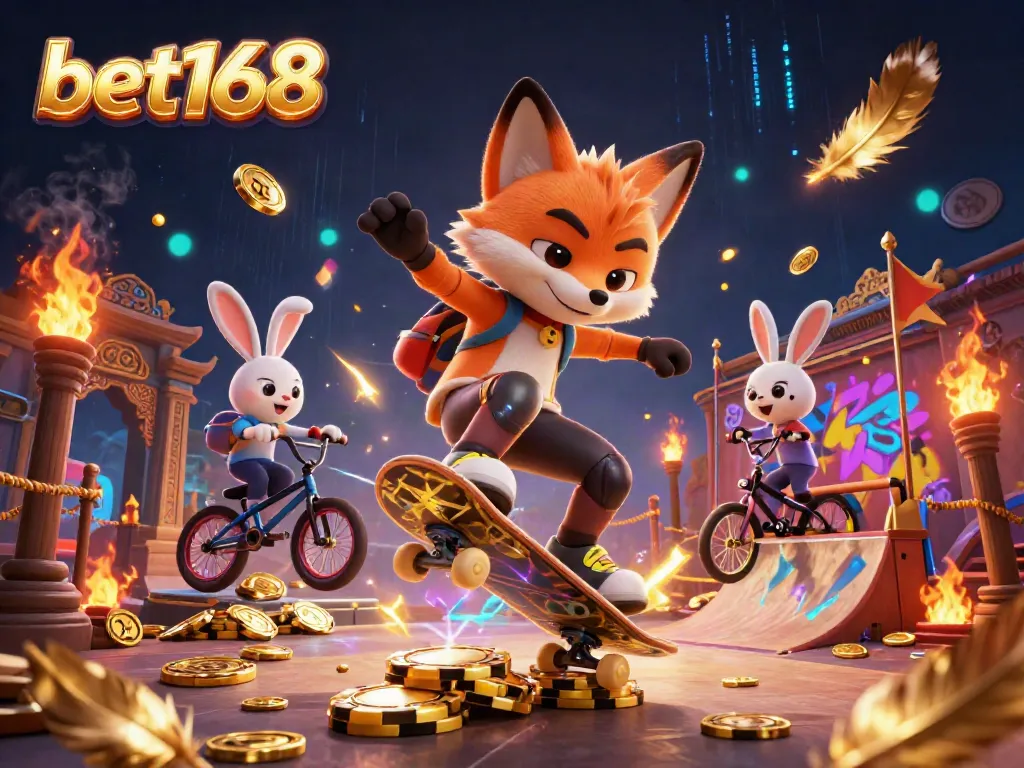 Experience thrilling gameplay at bet168 with exciting casino characters in action.