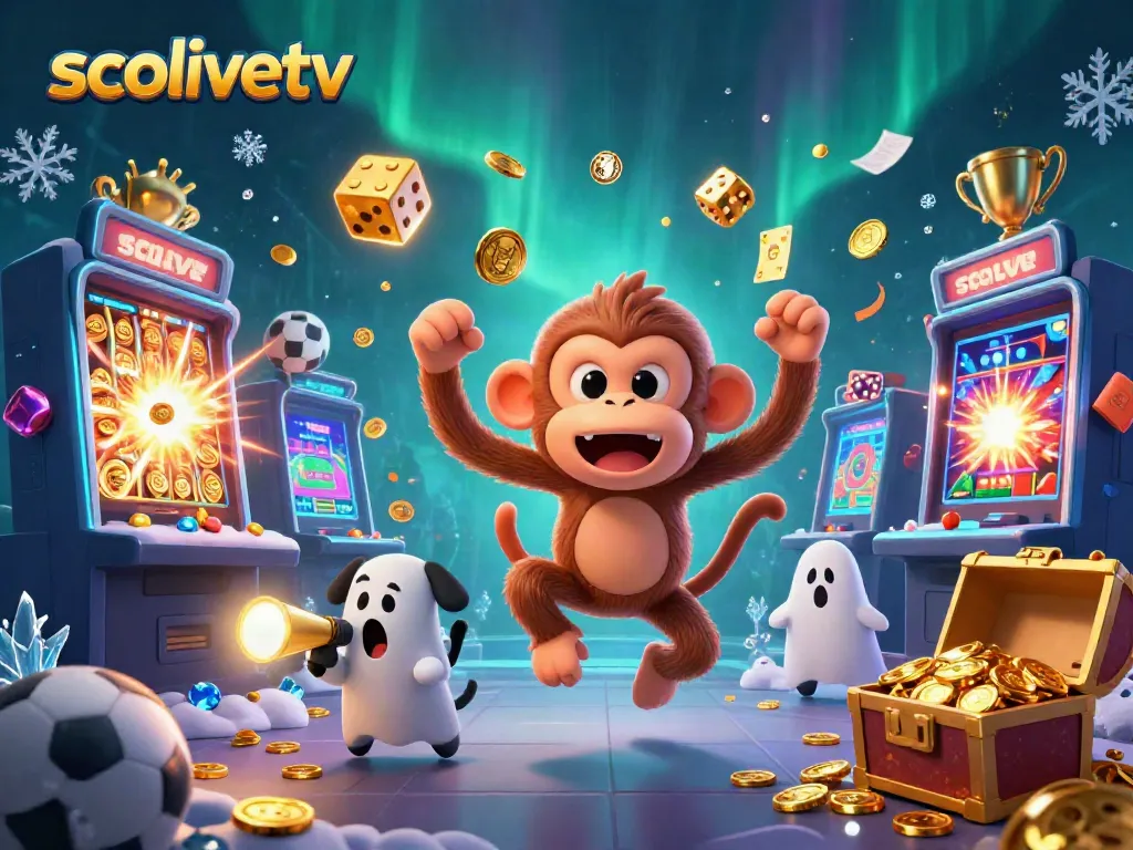 Experience thrilling wins with Socolive TV's lively sports betting scene featuring a mischievous monkey and curious puppy.