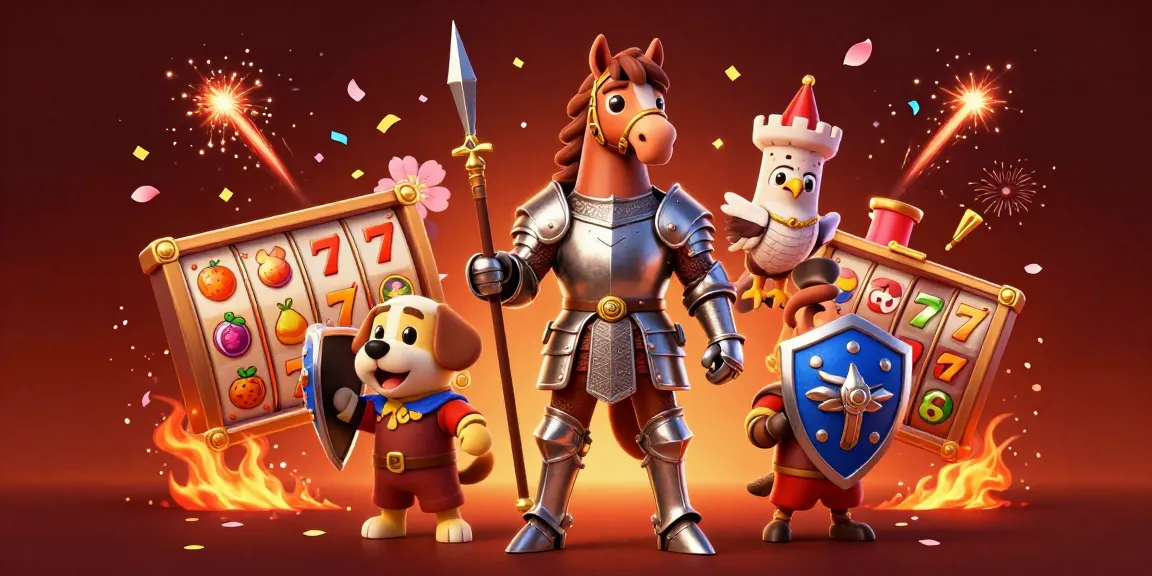SIN88 engages players with vibrant scenes of knights amidst casino elements like slots and jackpots.