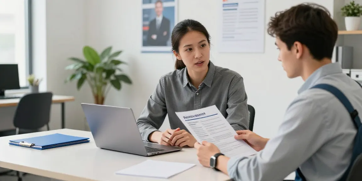 Professionelle Personalvermittlung durch OSTBRÜCKE mit qualifizierten polnischen Mitarbeitern im Gespräch.
