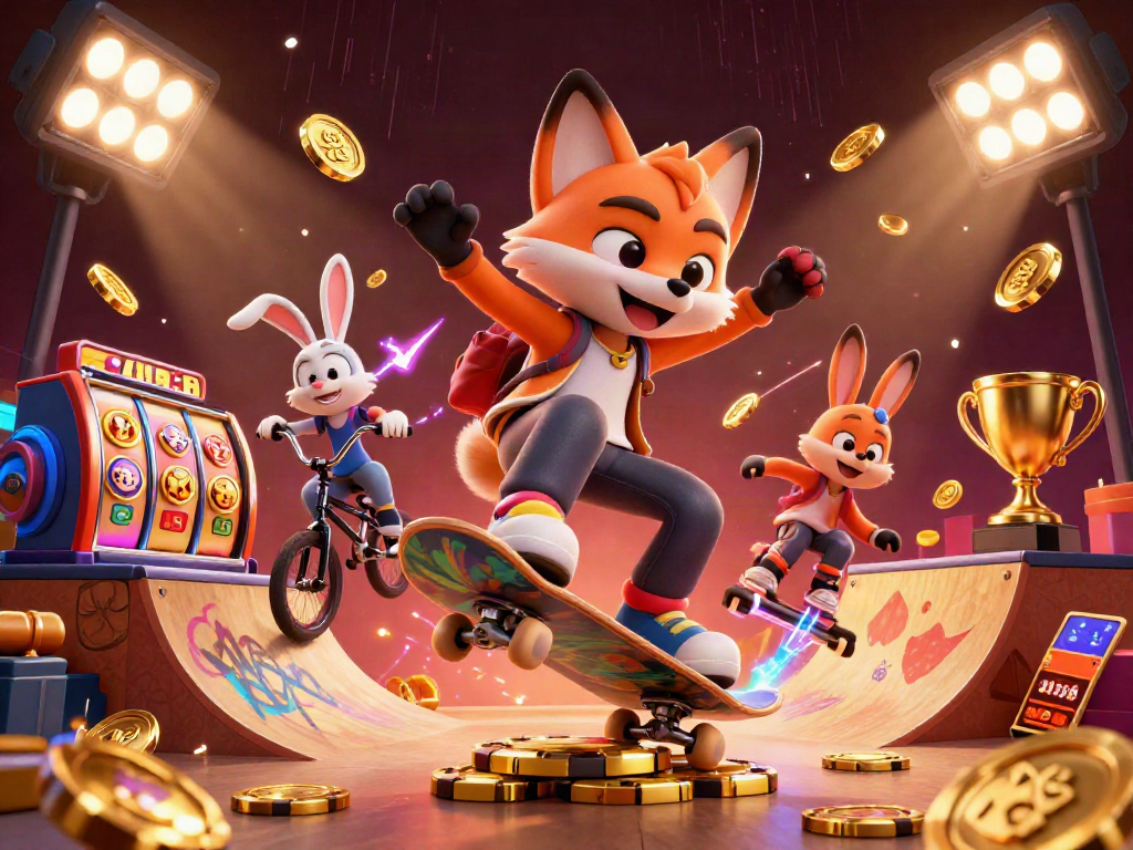 Experience thrilling gaming action with AU88 in this vibrant casino scene.