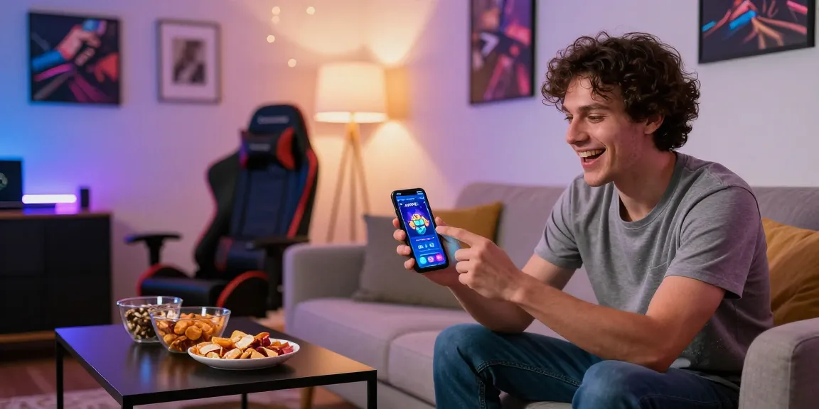 Engaging online gaming experience with the ZOWIN app on smartphone at home, vibrant atmosphere inspired by https://iros.gb.net/.