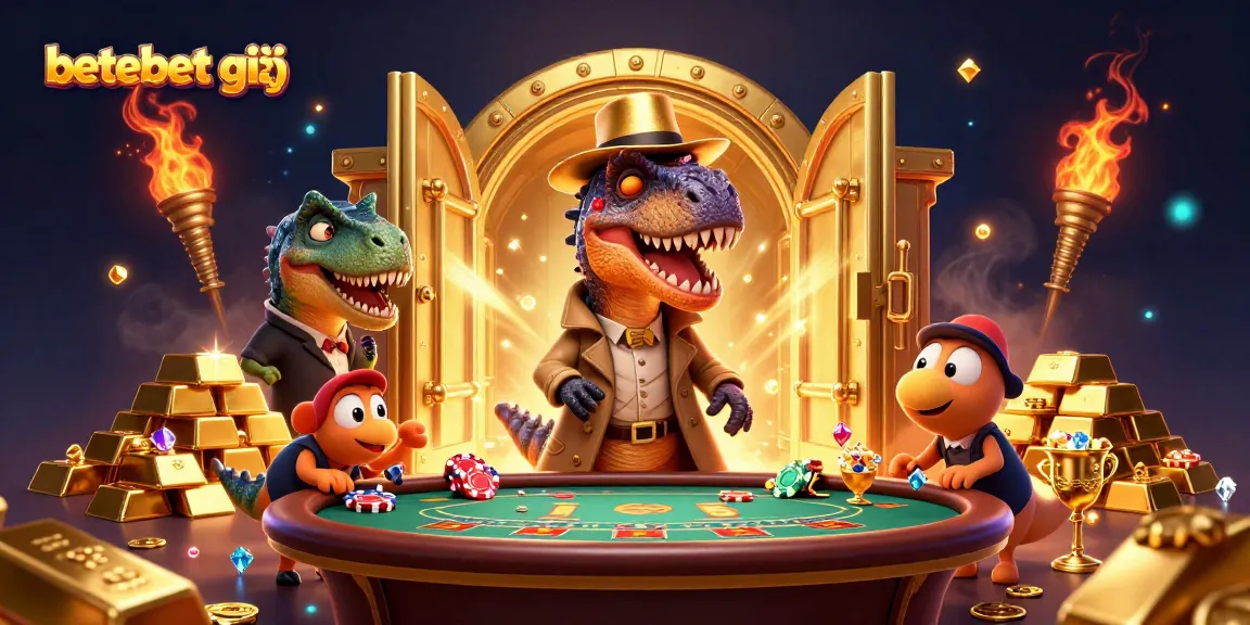 Watch the velociraptor card counter at betebet giriş amidst sparkling treasures and engaging characters.