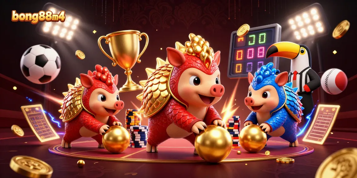 Experience exciting gameplay at bong88m4 as pangolins roll into golden balls amid dynamic gambling action.