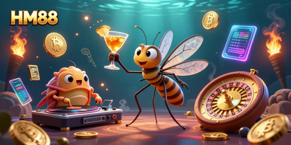 Engage with HM88's exciting casino adventures featuring unique mascot and DJ in action.