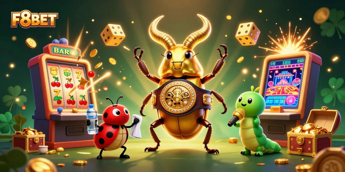 Join the excitement with F8BET in a vibrant casino scene featuring dynamic characters and rich game elements.