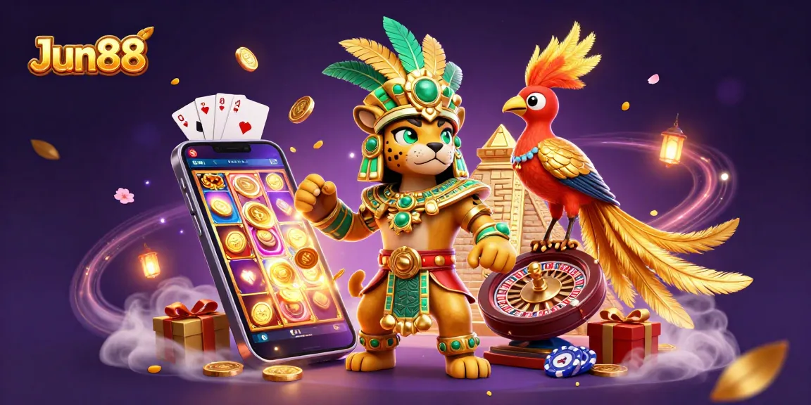 Experience exciting gameplay at Jun88 with vibrant slot games and dynamic casino elements.