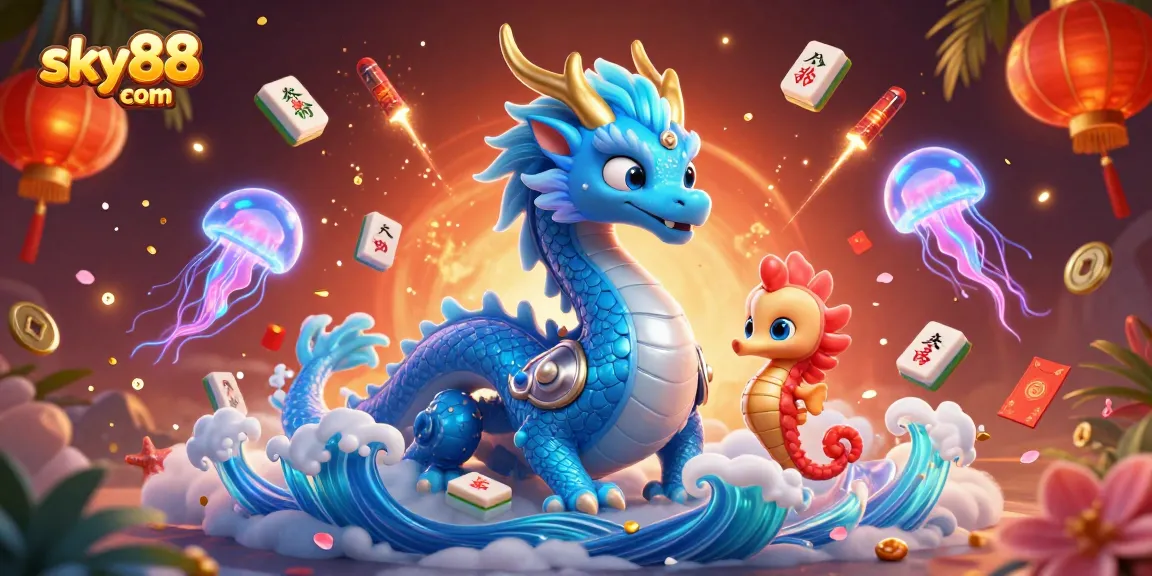 Experience the vibrant world of sky88 com as it showcases dazzling characters and enchanting game elements combining oceans, luck, and fun.