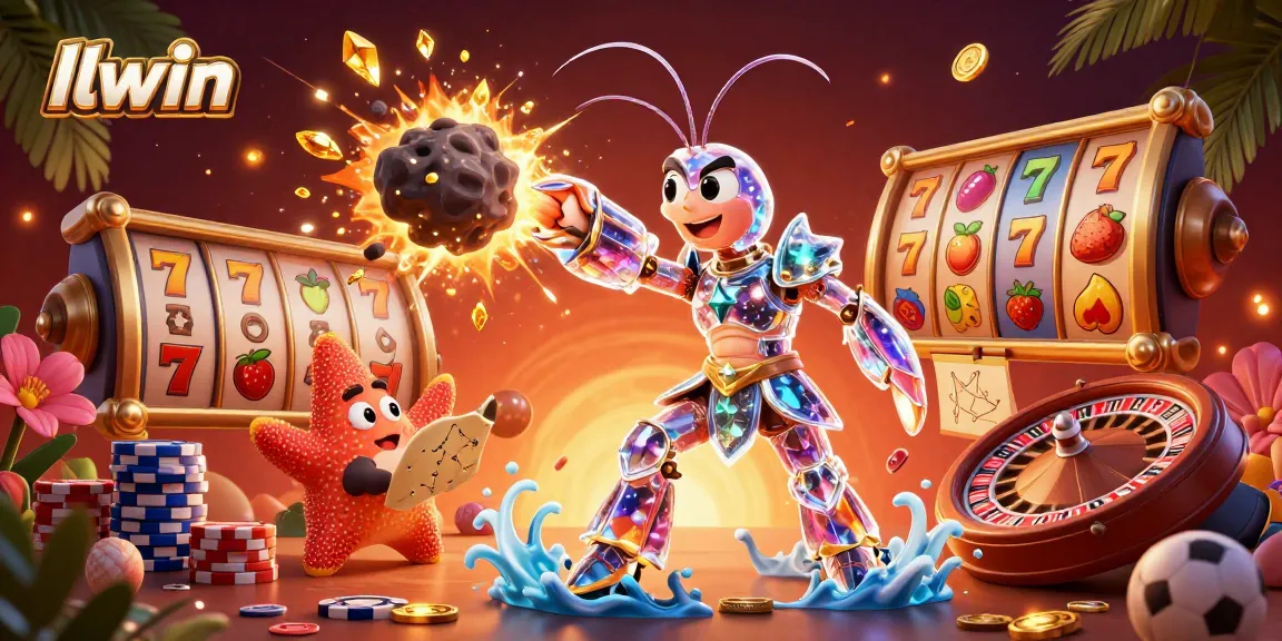 Engage with llwin's thrilling online gambling adventure featuring animated characters in an exciting casino environment.
