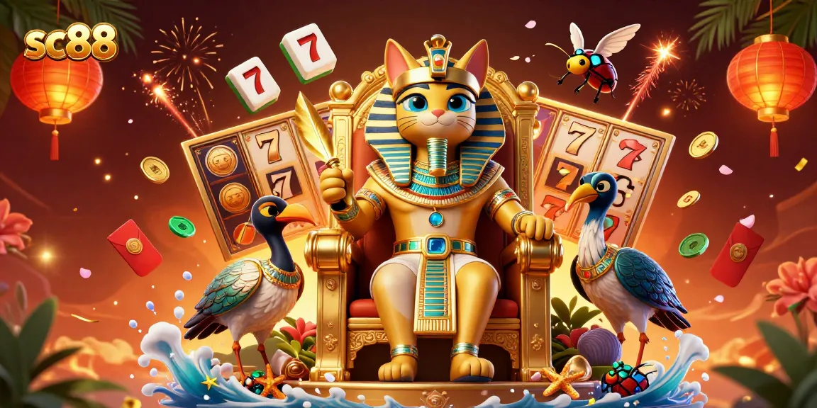 Experience thrilling layers of gaming with sc88 through this vibrant 3D casino scene showcasing diverse elements.