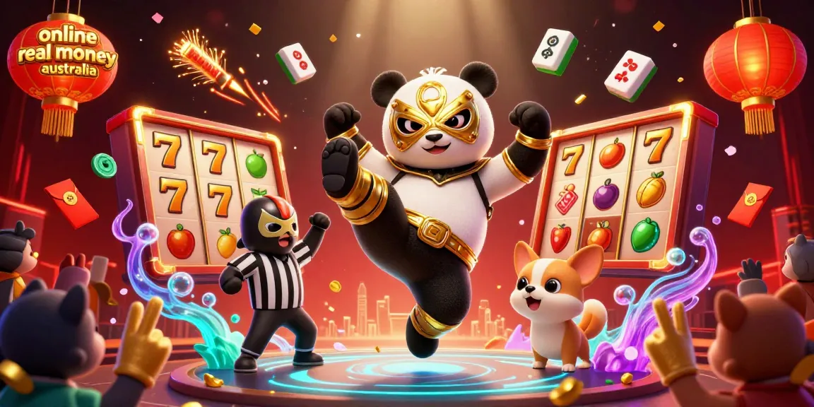 Experience the excitement of playing at an online casino real money Australia with engaging characters and vibrant visuals.