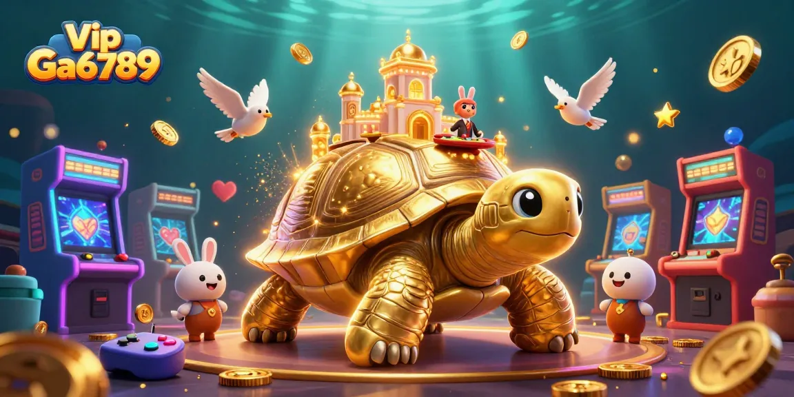 Join the action at Vip Ga6789 as the golden tortoise casino comes to life with thrilling game excitement.